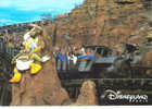 Cpm Disneyland Paris Train Donald Et Dingo - Disneyland