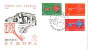 MONACO-EUROPA-1ER JOUR 1968 - FDC