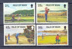 Ile De Man 1997 " Golf ,Terrains De Golf De Man " Xx  Yvert 768/71 - Golf