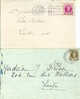 BELGIQUE : 2 Lettres:1.N°200 Sur Lettre Oblit.Liège.+2:N°255 Sur Lettre.oblit.HUY. - Lettres & Documents