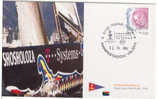 02.10.2005 Trapani - Luis Vuitton ACTS 8 & 9 Manifestazione Veliche - Postcard Team Shosholoza - Zeilen