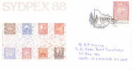 AUSTRALIA : 1988 : Post. Stat. : SYDPEX 88 : 200 Years Of Australia : PHILATELY,TIMBRE,STAMP, - Postwaardestukken