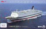 Telefonkarte Télécarte Ship Bateau Schiff Schip Boot (48)  Phonecard Japon Japan - Barcos