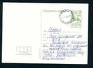 D2252 /  Bulgaria PSC Stationery 1980 RAILWAY TPO Train Post Office (Station) GARE ELIN PELIN - Cartes Postales