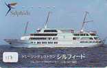 Telefonkarte Télécarte Ship Bateau Schiff Schip Boot (117)  Phonecard Japon Japan - Schiffe