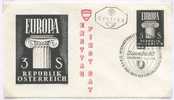 Europa Cept 1960 Als FDC Österreich; Mi.N° 1081 - Storia Postale