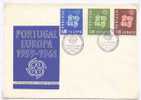 Europa Cept 1961 Als FDC  Portugal II. Ausgabe; Mi.N° 907/909; - Storia Postale