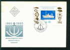 FDC 3381 Bulgaria 1985 / 6 Vessel Akademik BLOCK / Animals, . Mussel, Clam , FISH ,  Shells - Other & Unclassified