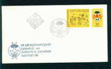 FDC 3403 Bulgaria 1985 /15 Satire And Humor Biennial Gabrovo / DONKEY  / Internationale Biennale Fur Humor Und Satire - Asini