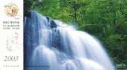 Yutai Waterfall ,  Pre-stamped Postcard, Postal Stationery - Andere & Zonder Classificatie