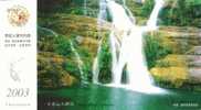 Yutai Xiaozaigu Waterfall,  Pre-stamped Postcard, Postal Stationery - Altri & Non Classificati