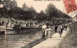 93 GARGAN Les Rives Du Canal  Superbe Animation  1908 - Livry Gargan