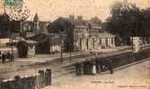 93 GARGAN La Gare  Beau Plan Animé  1907 - Livry Gargan