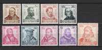 Belgie OCB 593 / 601 (*) - Unused Stamps