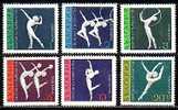 GIMNASTICS - Bulgarie - 1969 - World Rytmique Gymnast Cup - Varna´69 - 6v - MNH - Gymnastique