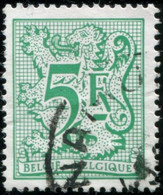 COB 1960 P7 (o) / Yvert Et Tellier N° 1947 A (o) Gomme Bleue, Papier Brillant - 1977-1985 Cijfer Op De Leeuw