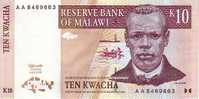 MALAWI    10 Kwachas   Daté Du 01-07-1997    Pick 37    ***** BILLET  NEUF ***** - Malawi