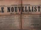 LE NOUVELLISTE DE LA SARTHE 11 SEPTEMBRE 1901 - LE MANS - MARSEILLAISE - CONGREGATIONS - DELLE - BANDE ABONNE - Allgemeine Literatur