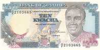 ZAMBIE  10 Kwacha Non Daté (1989-1991) Pick31b Signature 9   ****BILLET  NEUF**** - Zambia