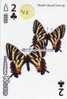 SCHMETTERLINGE (40) PAPILLON - BUTTERFLY - MARIPOSA - FARFALLA - VLINDER Prepaid Card Japan. PLAYING CARD - SPEELKAART - Butterflies