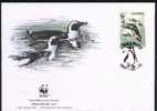 NAMIBIE Lettre WWF  1er Jour De Luderitz Du 15/05/1997 Pingouin 4 - Pingouins & Manchots