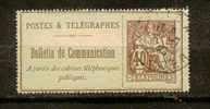 TELEPHONE N° 26 Obl. - Telegraph And Telephone