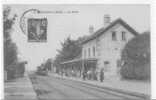 42 )FL) ANDREZIEUX, LA GARE, Ed Cochet, N° 3, Vue Intérieure ANIMEE Avec Arrivée Du Train, - Andrézieux-Bouthéon