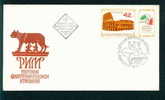 FDC 3442 Bulgaria 1985 /37 Colosseum, Rome Italy / ROMULUS REMUS WOLF / Internationale Briefmarkenausstellung - Mythology