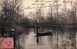 CPA . ANIMEE.. VILLIERS  SUR MARNES. BOIS DE GAUMONT. LE LAC. ECRITE EN 1906 - Villiers Sur Marne