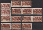 Rumänien; 1952; Michel 1298 O; Caragiale 14 Stück - Used Stamps