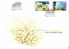 Romania 2001 - FDC / Corals / Set X 2 Fdc - FDC