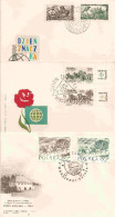POLAND 1962-66 STAMP DAY 5items FDC - FDC