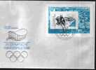 Fdc Allemagne 1988 Sports Hiver JO Bloc Luge Simple Et Double - Wintersport (Sonstige)