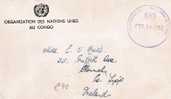 Uny007 VEREINTE NATIONEN - / Friedensmission Im Kongo, Feldpost 1962 - Cartas
