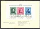 LIECHTENSTEIN, 2 FDC OF SOUVENIR SHEETS - 1946-1949 SUPERB! - Blocchi & Fogli