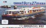 Telefonkarte Télécarte Ship (195) Bateau - Schiff - Schip - Boot - Barco - Phonecard Japon Japan - Barcos