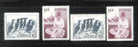 Sweden 1976 Razor Billed Auks & Black Guillemot Bobbin Lace Maker MNH - Unused Stamps