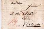 A-V036/ Von Pottau 1828 Frachtsbrief Nach Debrezin (mit Textinhalt) - ...-1850 Prephilately