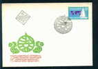 FDC 2739 Bulgaria 1978 /14 World Voyage / ART DOLPHINS  /Weltumsegler Georgi Georgiev - Segeljacht Kor Karoli, Weltkarte - Delfines