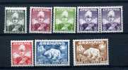 Groenland  -  1938-46  :  Yv  1-9  * - Unused Stamps