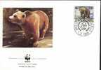 YOUGOSLAVIE Lettre WWF Du 1/2/1988 OURS BRUN 3 - Covers & Documents