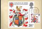 CPJ Gb 1984 Armoiries Richard III Founder - Briefe U. Dokumente