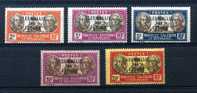 Wallis Et Futuna  -  1930-38  :  Yv  61-65  * - Unused Stamps