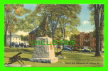 ST.ALBANS, VT - WORLD WAR MEMORIAL - ANIMATED WITH OLD CARS - RIVERSIDE PAPER CO - - Sonstige & Ohne Zuordnung
