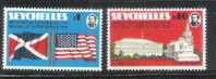 Seychelles 1976 US Bicentennial Flags MNH - Unabhängigkeit USA