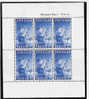 NEW ZEALAND,1953 MINIATURE SHEET YT BLOC 3+4 ** MNH LUXE BOYSCOUTS HEALTH - Andere & Zonder Classificatie