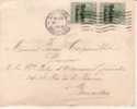 BELGIUM USED COVER OCCUPATION 1916 CANCELED BAR BRUSSEL - OC1/25 Generalgouvernement 