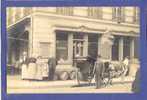 SUPERBE CARTE PHOTO DU RESTAURANT LEON TONNEAUX FIACRE PERSONNEL OU FAMILLE - Ristoranti