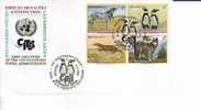 FDC, Verenigde Naties - Pinguin (2478) - Pinguïns & Vetganzen