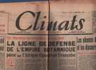CLIMATS 5 DECEMBRE 1946 - INDOCHINE - NEHRU - PLAN MONNET - NUREMBERG - PAÏLIN CAMBODGE - TUNISIE - CONGO BELGE - SOIE - Allgemeine Literatur